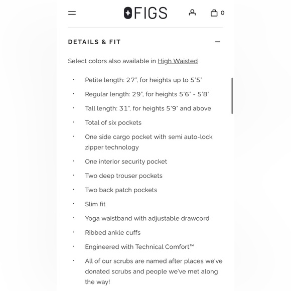 FIGS Zamora Jogger Scrub Pants Ceil Blue Women Medium - Picture 14 of 15